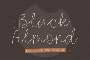 Black Almond Free Font