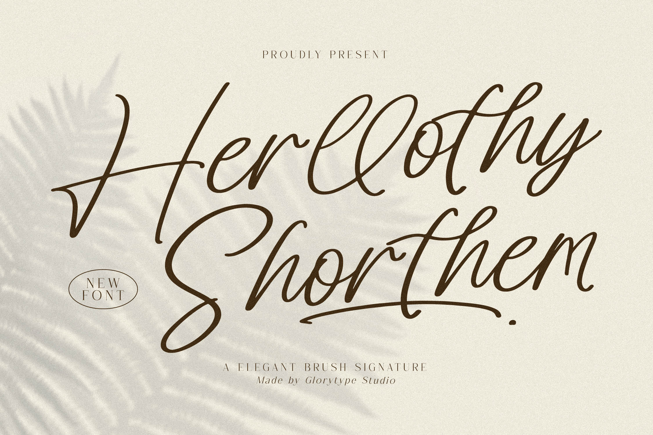 Herllothy Shorthem Free Font