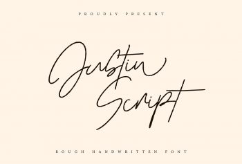 Justin Script Free Font