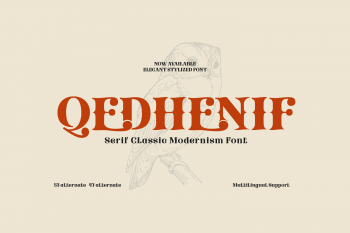 Qedhenif Free Font