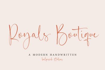 Royals Boutique Free Font