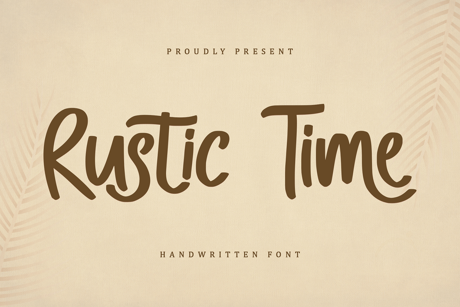 Rustic Time Free Font