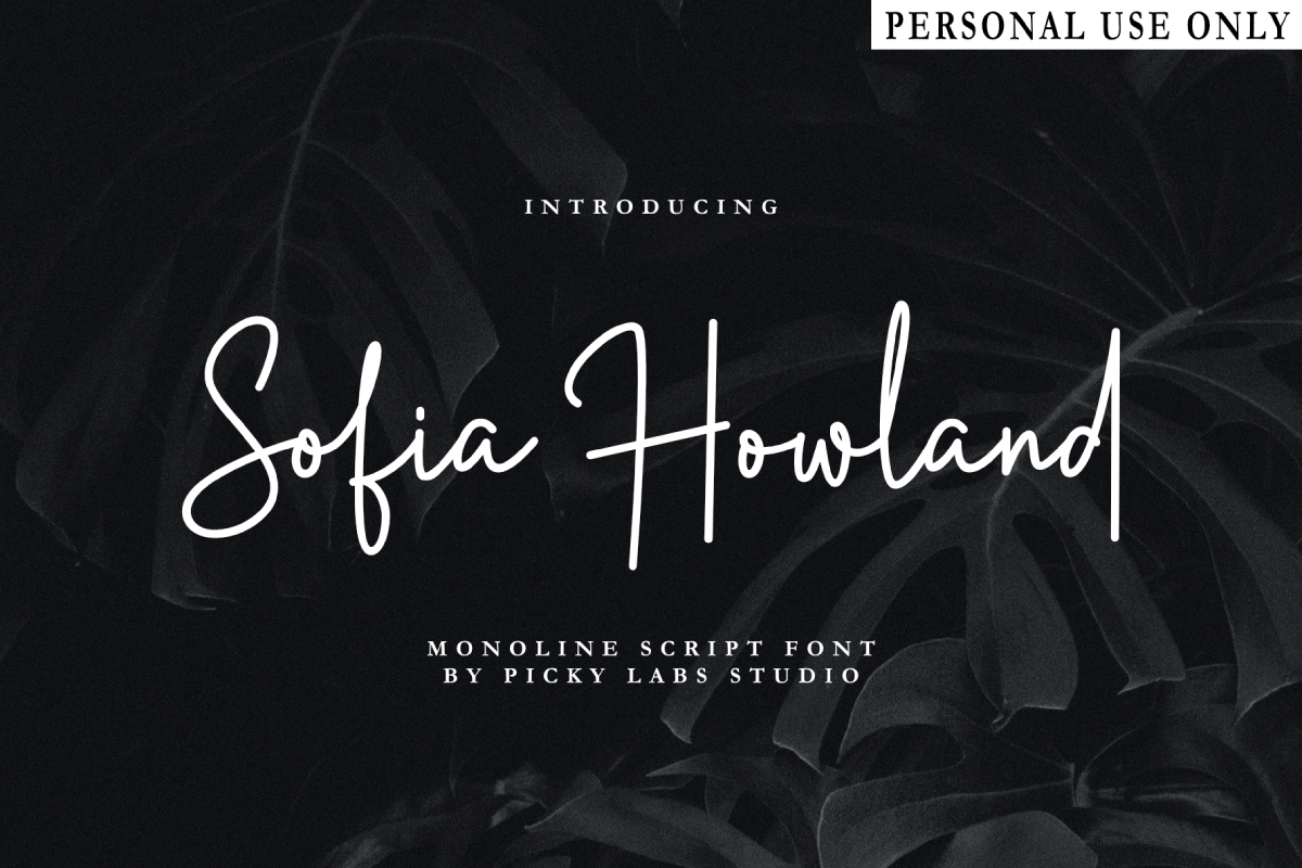 Sofia Howland Free Font