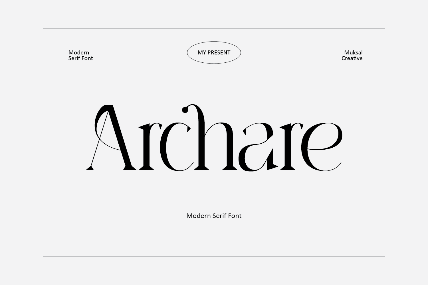 Archare Free Font