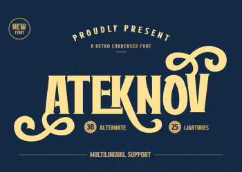 Ateknov Free Font