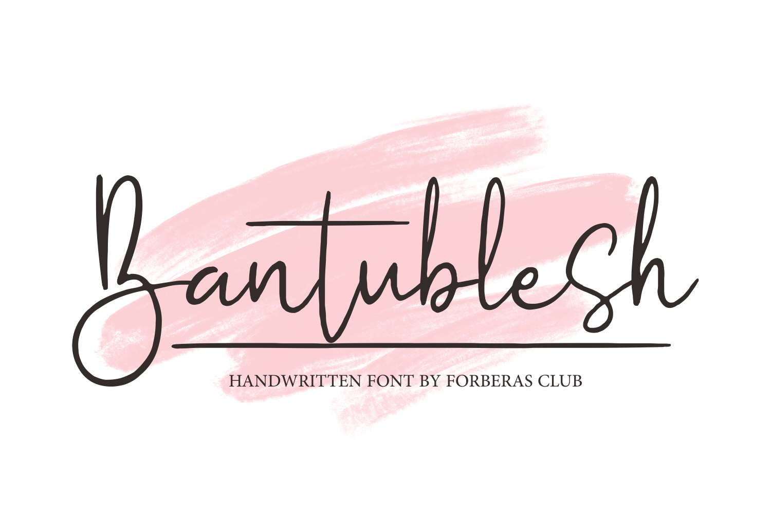 Bantublesh Free Font