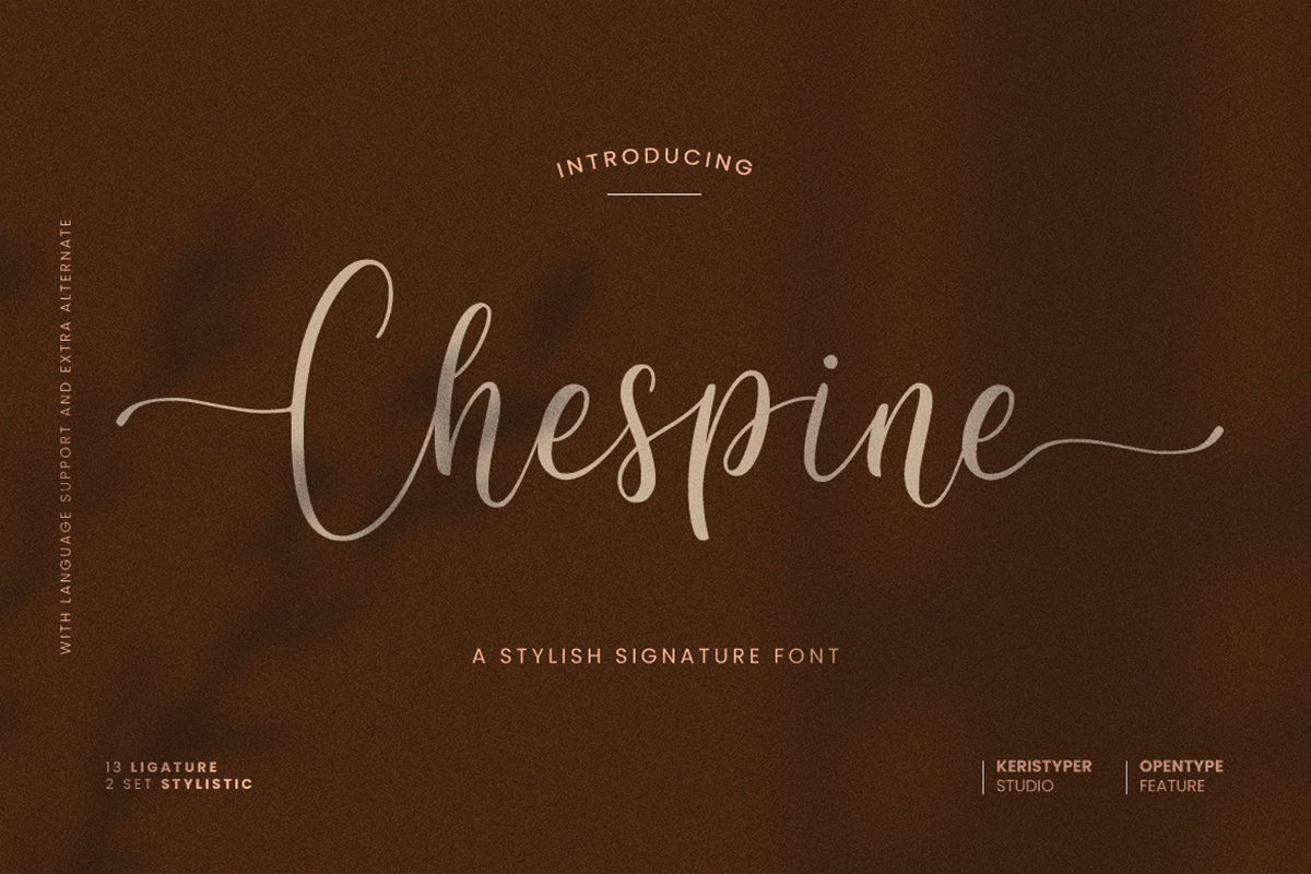 Chespine Free Font