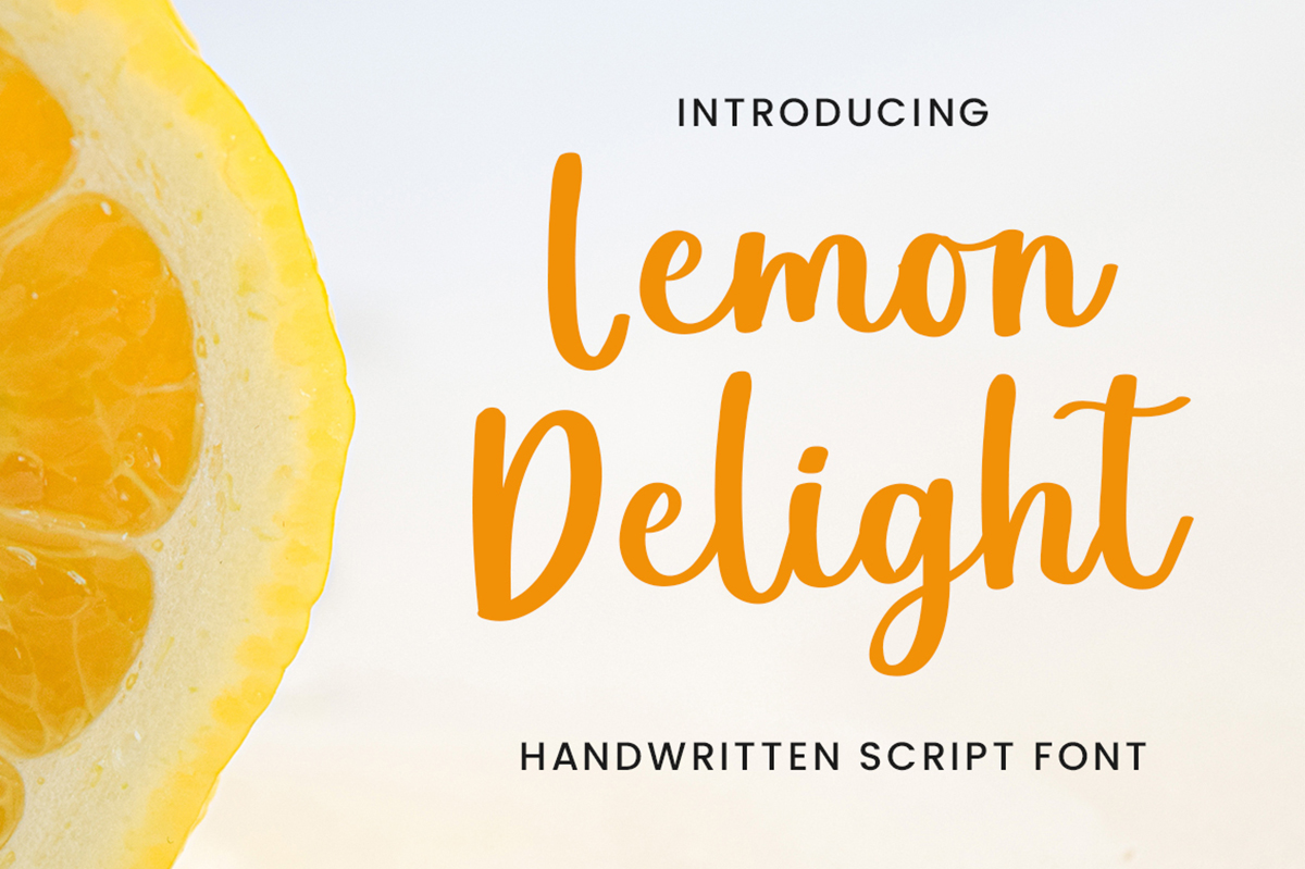 Lemon Delight Free Font