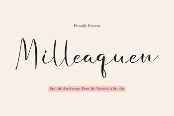 Milleaqueen Free Font