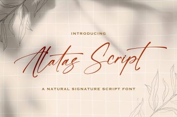 Alatas Script Free Font