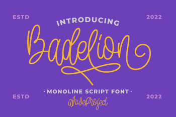 Badelion Free Font