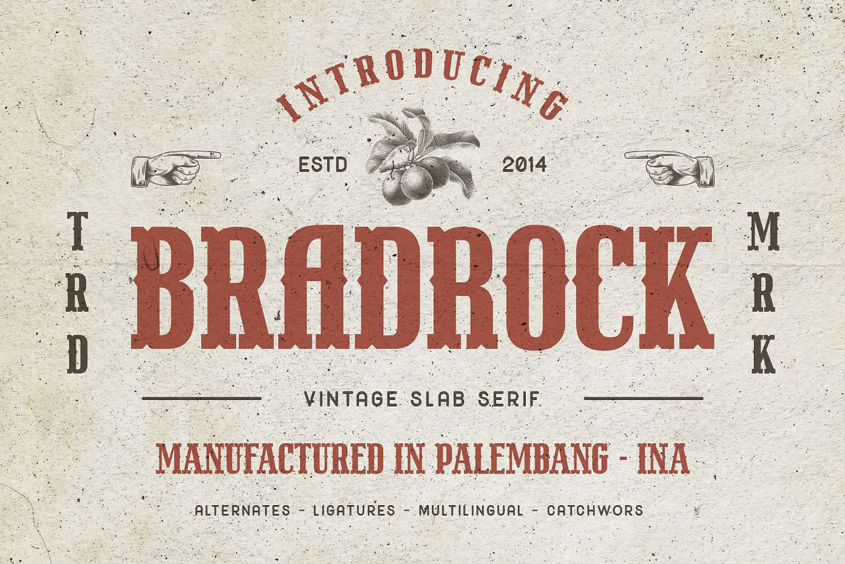 Bradrock Free Font