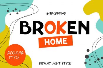Broken Home Font