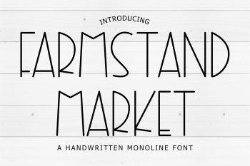 Farmstand Market Free Font