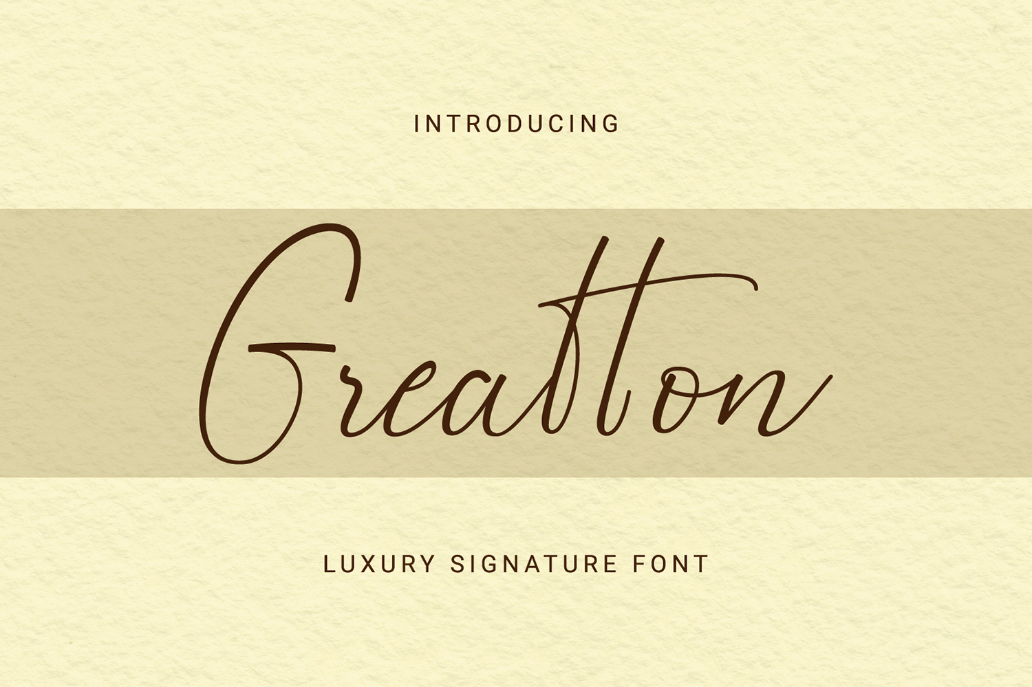 Greatton Free Font