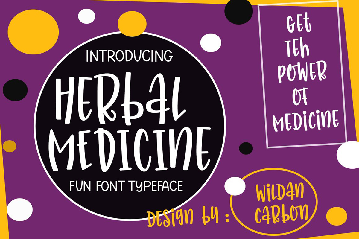 Herbal Medicine Free Font