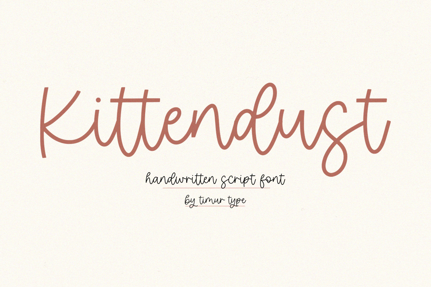 Kittendust Free Font