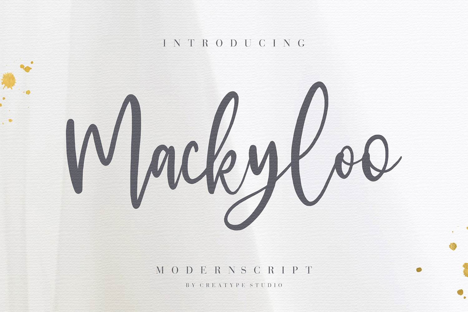 Mackyloo Modern Script Free Font