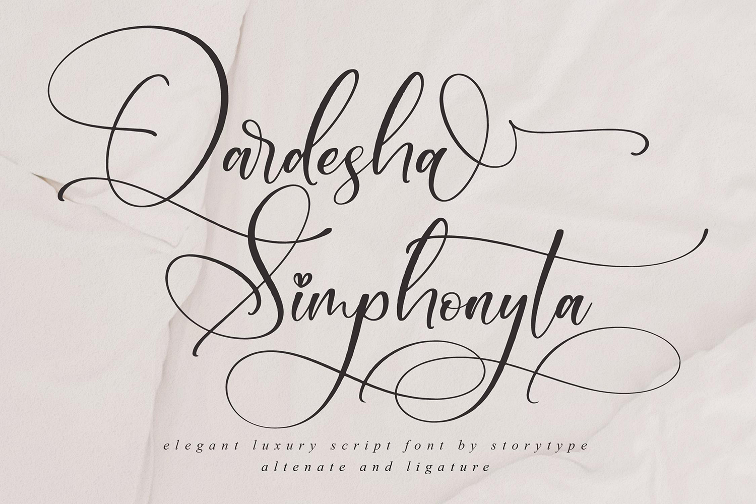 Qardesha Simphonyta Free Font