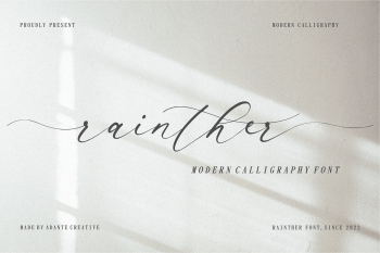 Rainther Free Font