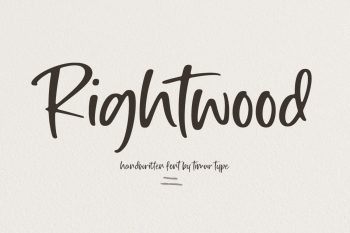 Rightwood Free Font