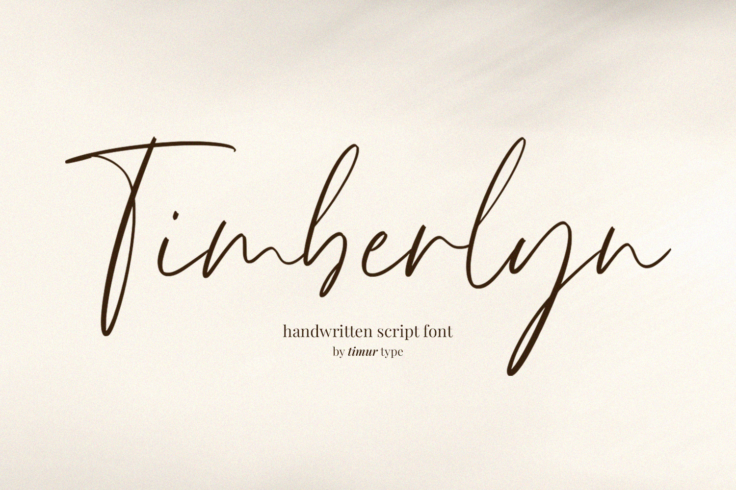 Timberlyn Free Font