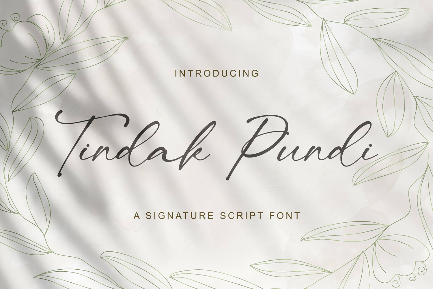 Tindak Pundi Free Font