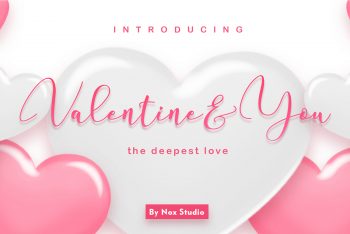Valentine & You Free Font