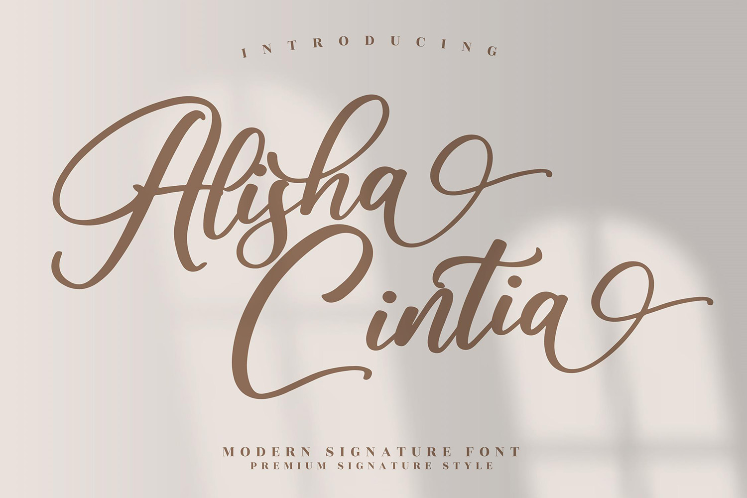 Alisha Cintia Free Font