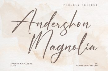 Andershon Magnolia Free Font