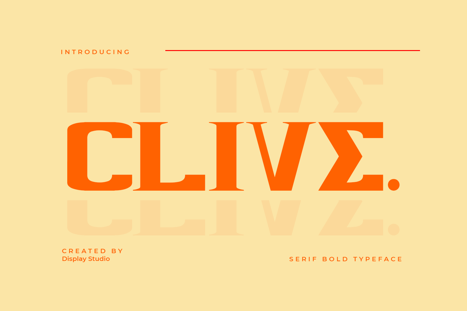 Clive Free Font
