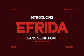 Efrida Free Font
