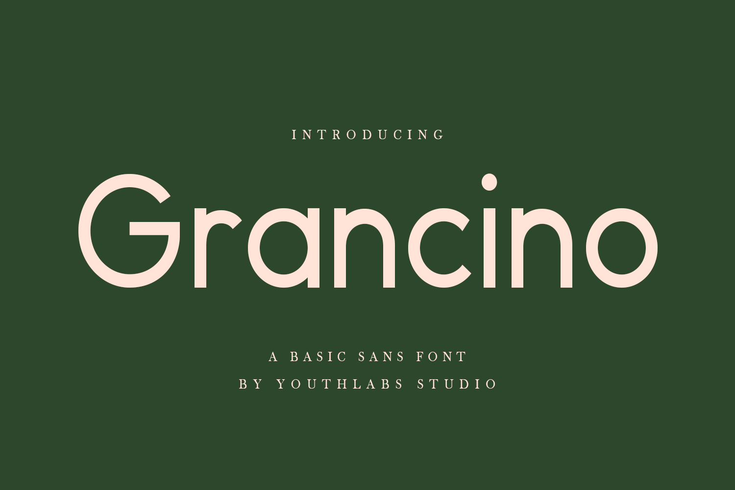 Grancino Free Font