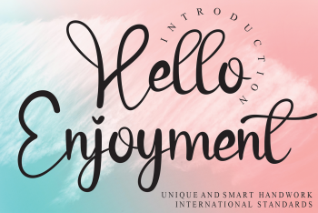 Hello Enjoyment Free Font