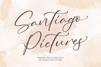 Santiago Pictures Free Font