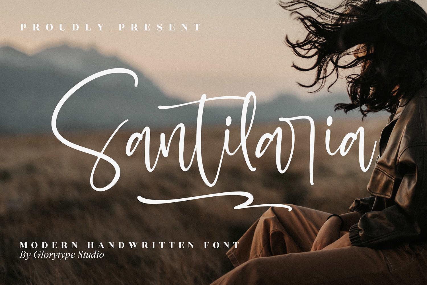 Santilaria Free Font