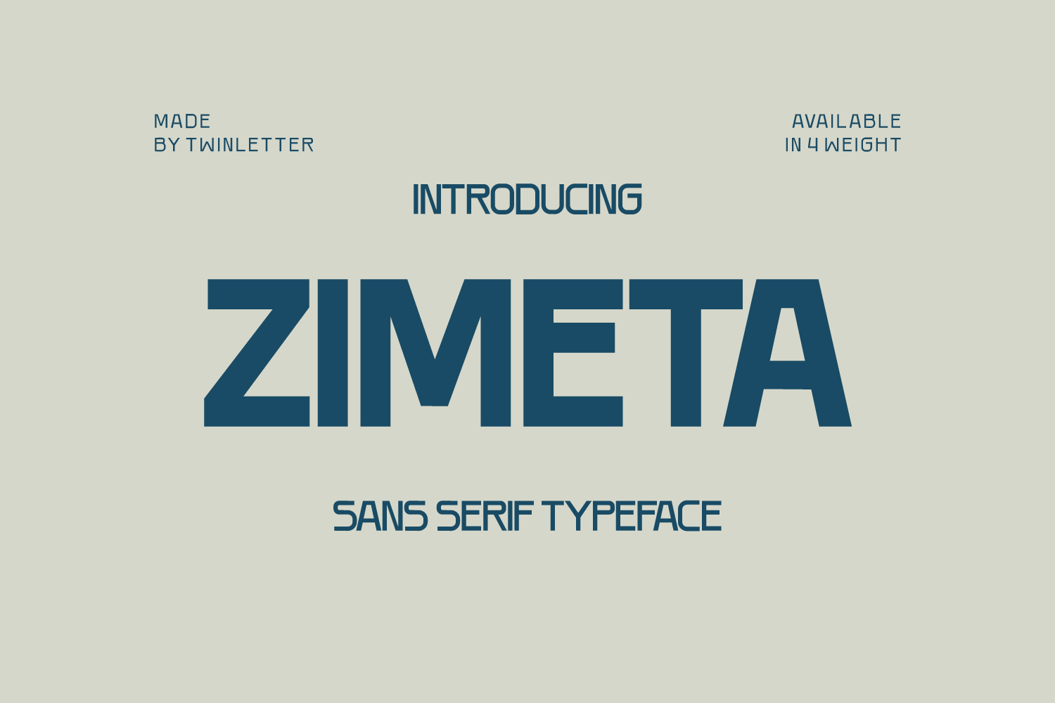 Zimeta Free Font
