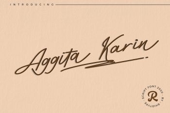 Aggita Karin Free Font