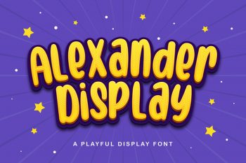 Alexander Display Free Font