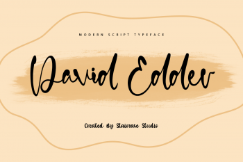 David Edder Free Font