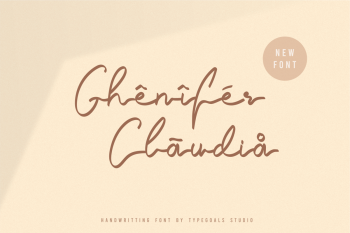 Ghenifer Claudia Free Font