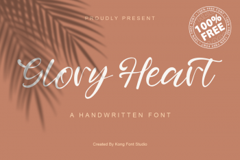 Glory Heart Free Font