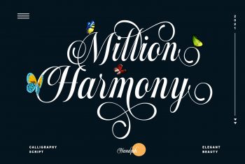 Million Harmony Free Font