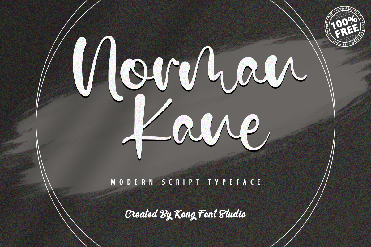 Norman Kane Free Font