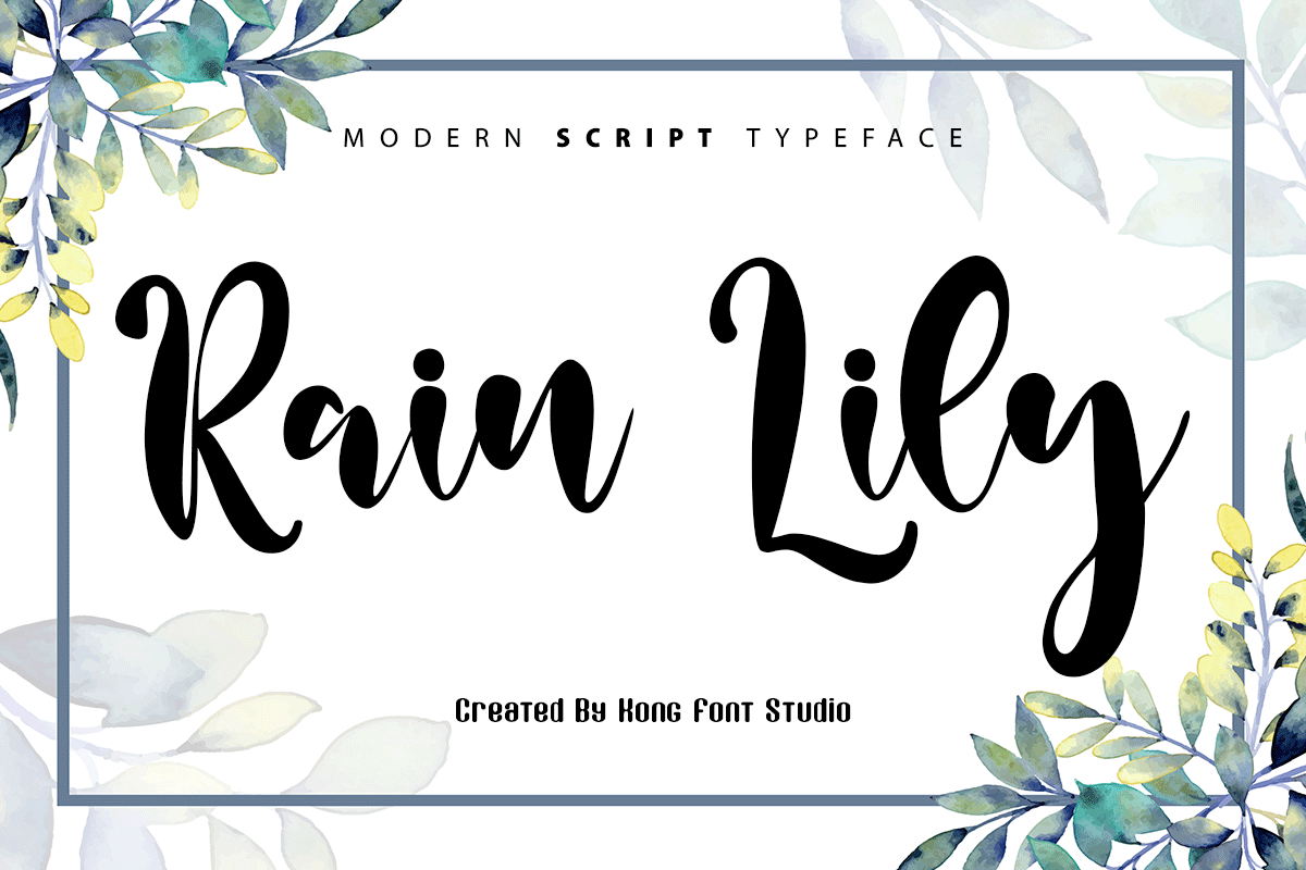 Rain Lily Free Font