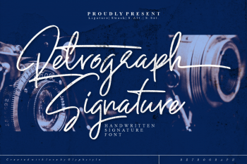 Retrograph Free Font