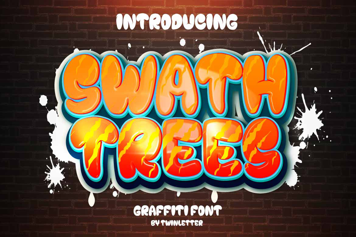 Swath Trees Free Font