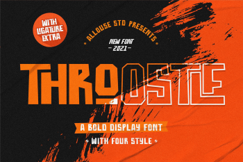 Throostle Free Font