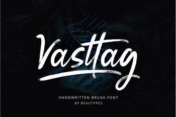 Vasttag Brush Free Font