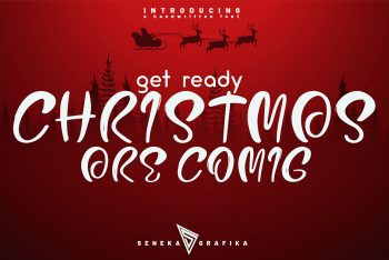 Christmas Are Coming Free Font